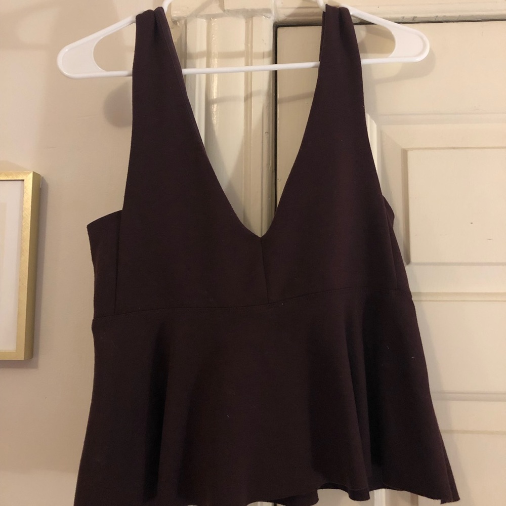 Silence and Noise Peplum top